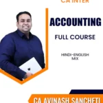 CA Inter Accounting Full Course By CA Avinash Sancheti