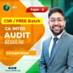 CSR_CA Inter Audit Regular Course by CA Kapil Goyal For Jan 2026