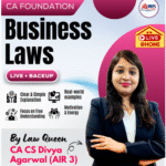 CA FOUNDATION - PAPER 2 - BUSINESS LAWS For Jan / May & Sep 26