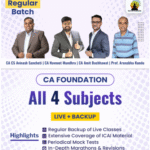 CA Foundation All 4 Subjects - Regular Batch - Navin classes For Jan & May 26