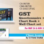 CA Inter GST Complete Book Set by CA Vishal Bhattad Sir - V Smart Academy