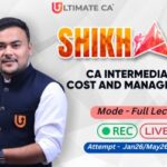 CA Inter Group 2 Cost and Management Accounting Full Lectures by CA Pranav Popat - May & Sep 2026