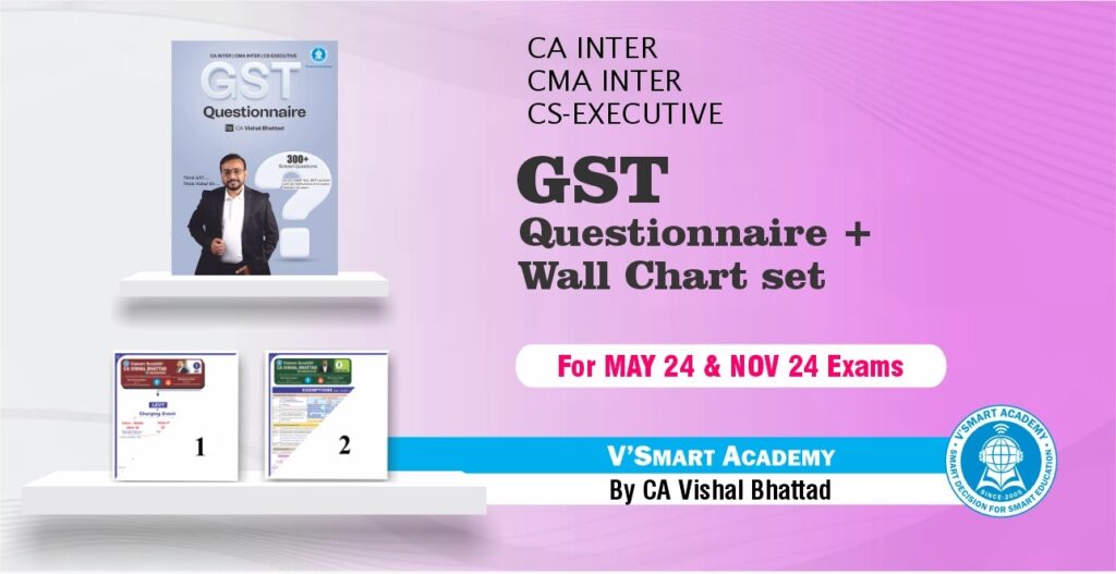 CA Inter GST Complete Book Set by CA Vishal Bhattad Sir - V Smart ...