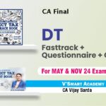 CA/CMA Final Direct Tax Fast-Track Book set By CA Vijay Sarda - V Smart Academy