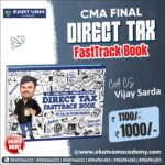 CA FINAL DT FASTRACK BOOK ONLY ( BOOKS SET ) BY CA VIJAY SARDA - Ekatvam Academy