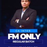 CA INTER FM ONLY REGULAR BATCH NEW SCHEME - CA Namit Arora For Jan / May & Sep 26