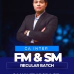 CA INTER FM & SM REGULAR BATCH NEW SCHEME By CA Namit Arora | For Jan / May & Sep 26
