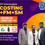 CA INTER COSTING + FM + SM FOR JANUARY & MAY 2026