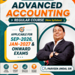 CA INTER – Adv. Accounts (Regular Batch) by CA Parveen Jindal