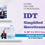 CA/CS/CMA Final Indirect Tax Simplified and Questionnaire Combo by CA Vishal Bhattad - V Smart Academy
