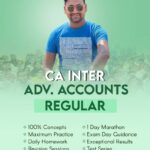 CA Inter Advance Accounts New Course ( Regular ) - CA Rahul Garg For Jan & May 26