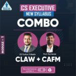 CS Executive New Syllabus Combo – (CLAW + CAFM) - Dec 25 & Jun 26