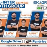 CA Inter Both Group New Syllabus Combo Batch By CA CS Anshul Agrawal, CA Abhishek Bansal, CA Nishant Kumar, CA Darshan Jain, CA Adarsh Joshi, Jatin Dembla - Ekagrata