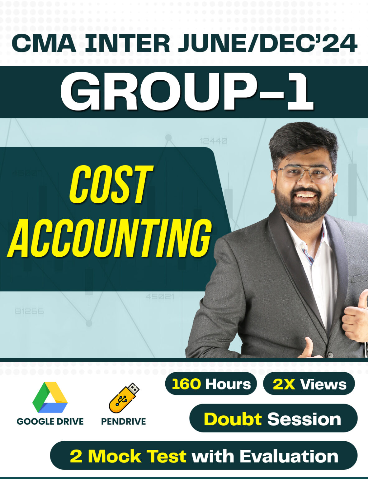 CMA Inter Cost Accounting June/Dec 2024 CA Navneet Mundhra