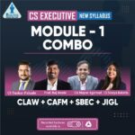 CS Executive New Syllabus Combo – (CLAW + CAFM + SBEC + JIGL) -  Jun 26 & Dec 26