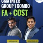 CMA Inter Group 1 Combo (Financial Accounting + Costing) For June 26 & Dec 26