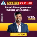 CMA INTER (New Syllabus) – FMDA + Management accounting