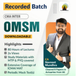 CMA Inter OMSM For June 26 / Dec 26
