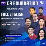 CA Foundation - Full Course (New) For Jan / May / Sep 2026 & Jan 2027
