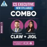 CS Executive New Syllabus Combo – (CLAW + JIGL) - Dec 25 & Jun 26