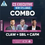 CS Executive New Syllabus Combo – (CLAW + SBIL+ CAFM) - Dec 25 & Jun 26