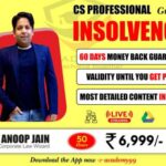 INSOLVENCY - CS Anoop Jain For Dec 25 & Jun 26