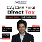 CA/CMA FINAL DT May / Sept 26 & Jan 27 | Jun / Dec 26 – Regular Batch