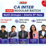 CA Inter Both Group Live Batches - Sep 2025