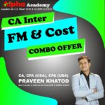 CA Inter Financial Management / Cost & Management Accounting Combo By CA, CFA(USA) CPA(USA) Praveen Khatod - Upto May 2026