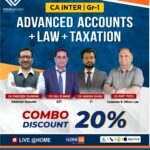 CA Inter Group -1 Combo ADV ACC, LAW & IT & GST FEB 24 LIVE Batch - Aldine CA - old batch