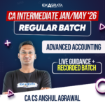 CA Inter Regular Course for Advanced Accounting May 26 | by CA CS Anshul Agrawal