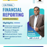 CA Final Financial Reporting Regular Batch for May & Sep 26 & Onwards