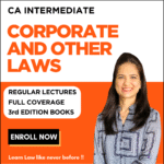 CA Inter LAW ( Regular ) – May26 / Sep26 attempt - CA Preeti Aggarwal