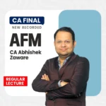 CA Final AFM Regular Lectures Starting Date 21st Feb 2025 By CA Abhishek Zaware For May26 / Sep26