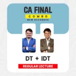 CA Final DT IDT Regular Combo Lectures BY CA Vijay Sarda & CA Yashawant Mangal For May 26 / Sep 26