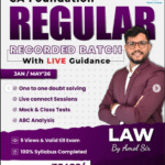 CA Foundation | Business LAW | Regular In Depth | Recorded Batch with Live Guidance | CA Amol Jain Sir | May / Sep 26