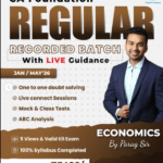 CA Foundation | Business Economics | Regular In Depth | Recorded Batch with Live Guidance | CA Parag Gupta | May / Sep 26