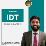 CMA Final – Indirect Tax Laws (IDT) - June 26 & Dec 26