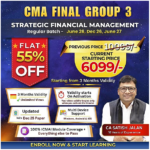CMA Final Strategic Financial Management (Group 3) by CA Satish Jalan - June 26 & Dec 26