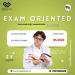 CA INTER - PAPER 4 - COST & MANAGEMENT ACCOUNTING (FAST TRACK BATCH) - Sep 25 / Jan 26