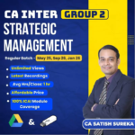 CA Inter Strategic Management (Group 2) By CA Satish Sureka For Jan 26