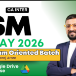 CA Inter SM Exam Oriented Fast Track for May 2026 - Google Drive / Android App Course