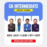 CA INTER GROUP 1 COMBO REGULAR LECTURES - May 26 / Sep 26
