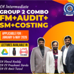 CA Inter Group 2 Combo Cost, FM, SM , Audit BY Vinod Reddy, Prashant Sarda and Amit Tated - Jan / May 2026