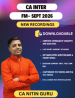 CA Inter FM Batch for MAY / SEPT 2026 - Downloadable Classes - Image 2