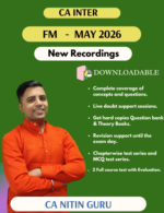 CA Inter FM Batch for MAY / SEPT 2026 - Downloadable Classes
