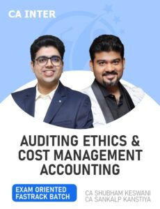 CA Inter Auditing Ethics & Cost And Management Accounting Exam Oriented ...