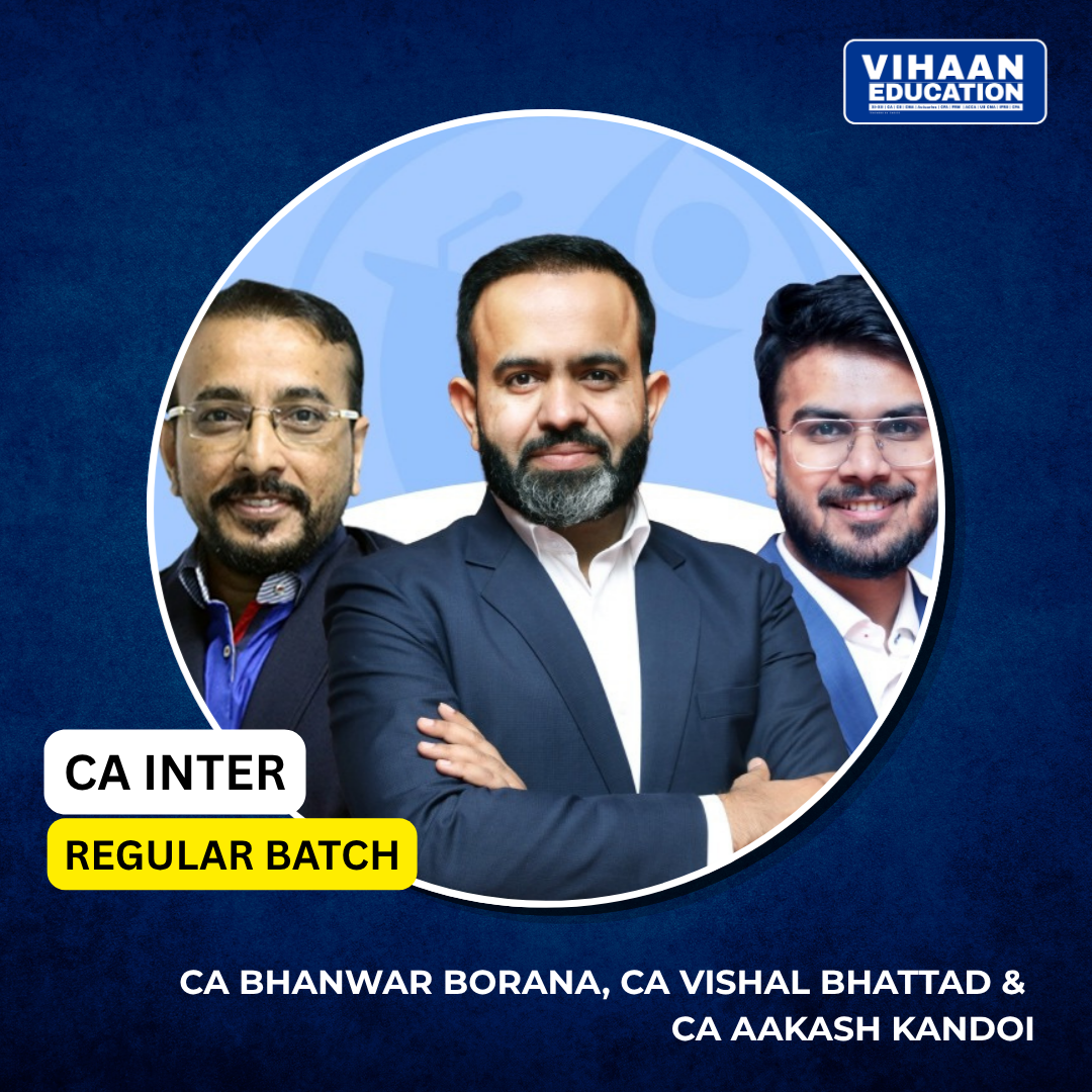 14 CA INTER Combo - Taxation & Adv. Accounting (Regular Batch) by CA Bhanwar Borana, CA Aakash Kandoi & CA Vishal Bhattad - Image 1