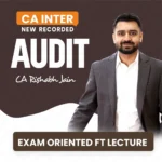 CA Inter Audit EOB Cum Fastrack Lectures BY CA Rishabh Jain For May 26 Onwards