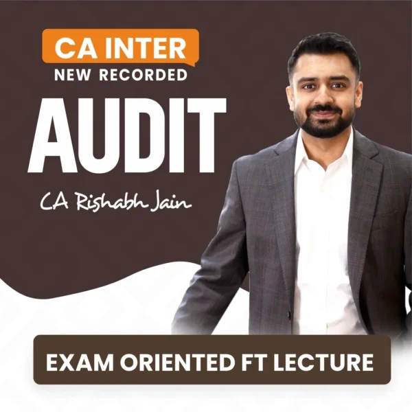CA Inter Audit EOB Cum Fastrack Lectures BY CA Rishabh Jain For May 26 ...